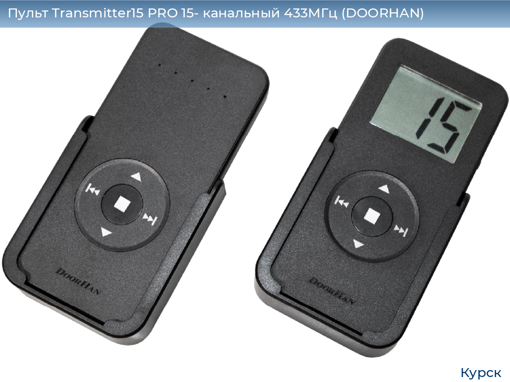 Пульт Transmitter15 PRO 15- канальный 433МГц (DOORHAN), kursk.doorhan.ru