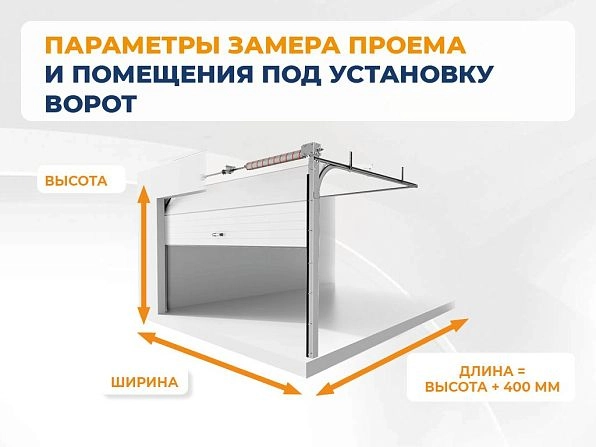 Cекционные ворота 2500х2500 мм белые DoorHan RSD02, kursk.doorhan.ru